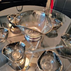 Glass 7-piece Salad Set