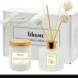 Scented Candles&Reed Diffusers for Home, Scent Fragrance Set