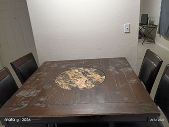 Table and chair