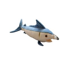 Cabin Critters Blue Marlin Fish Realistic Pellet Bottom Plush Stuffed Animal 19"
