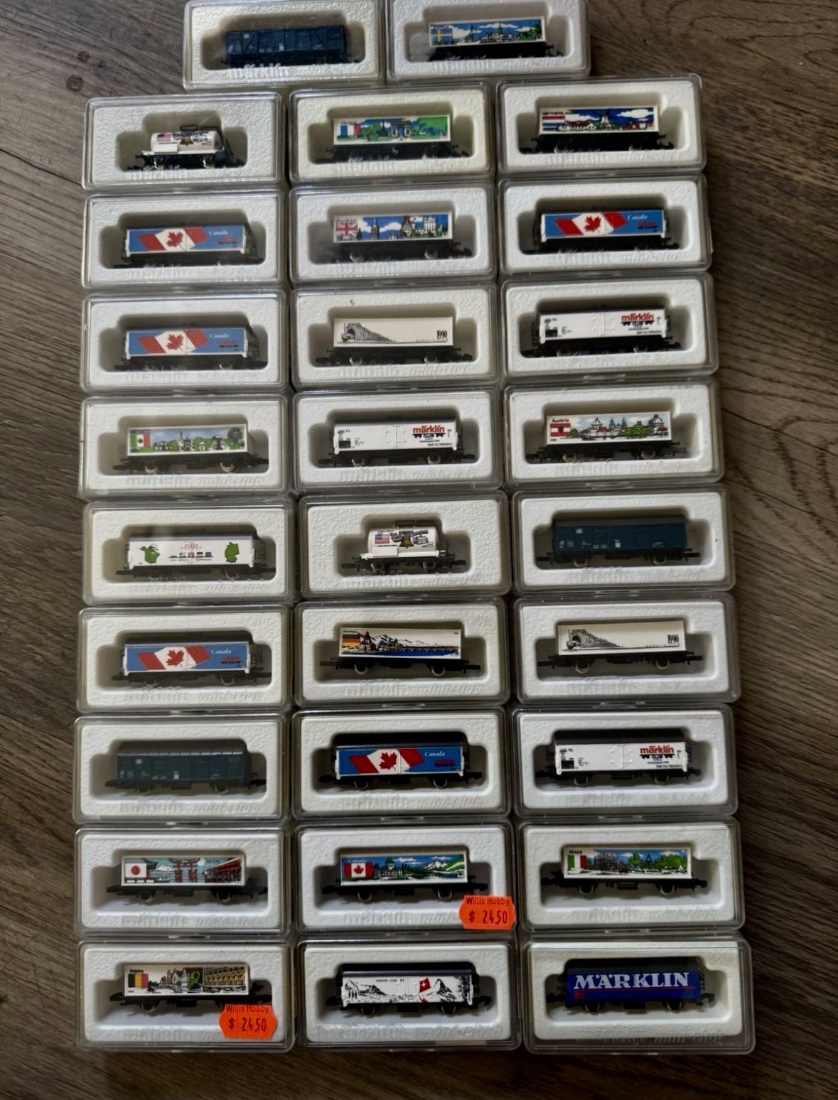 marklin z scale freight cars lot