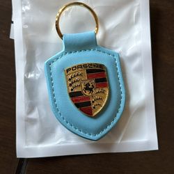 Porsche Keychain Leather Strap