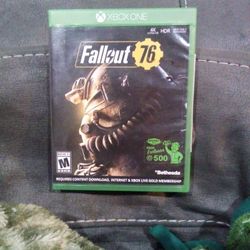 Xbox one Fallout 76
