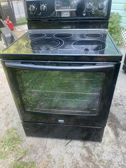 Glass top stove