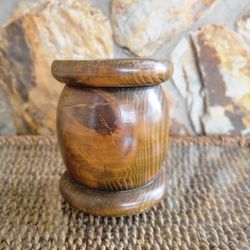 American Wood Crafted Candle Holder