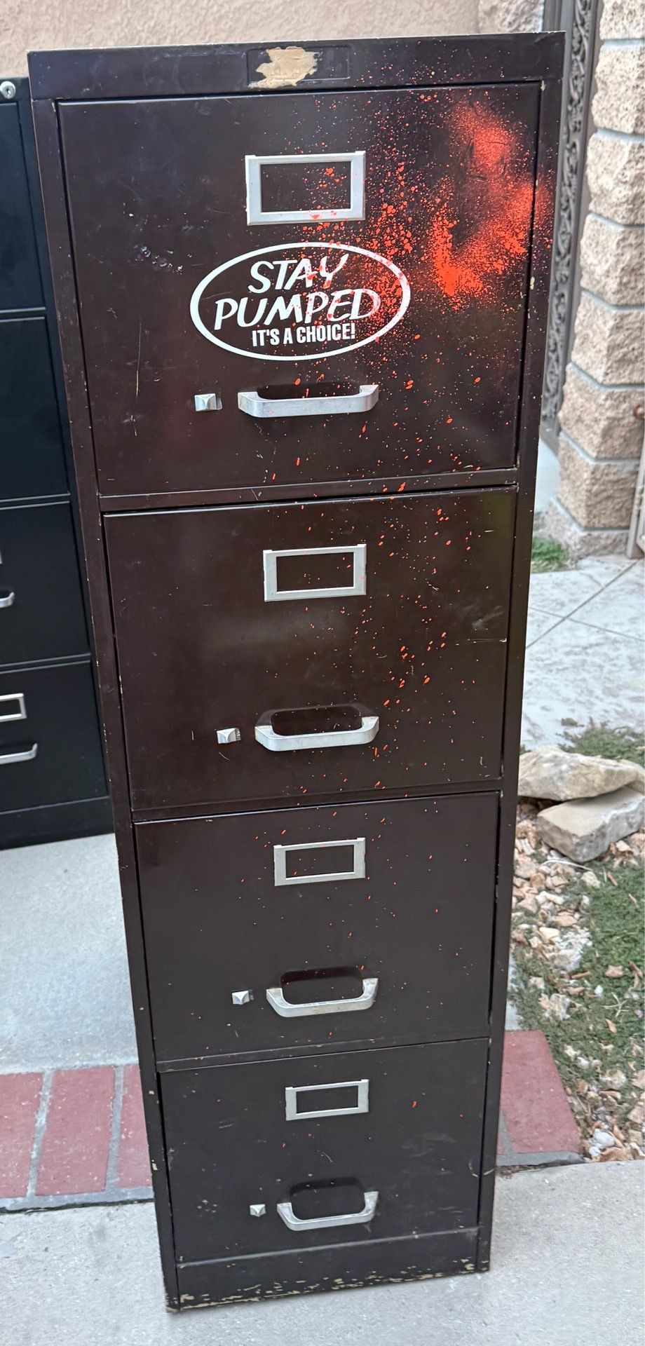 Vertical 4 Drawer Filing Cabinet