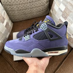 AIR JORDAN 4 RETRO 'LAKERS' SIZE 10.5 MEN BRAND NEW