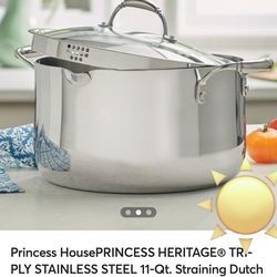 Princess house Olla De 11 Qt Tri Ply