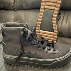 Black High Top Pumas