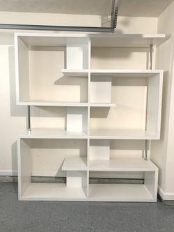 CUSTOM White Open Display Shelf unit