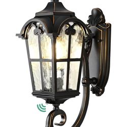 NEW- Dusk To Dawn Outdoor Wall Light