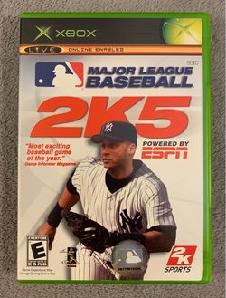 MLB 2K5 Original Xbox Video Game ESPN Major League Baseball 2K Sports