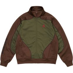 Supreme Jordan Tricot Track Jacket Olive (In Hand)