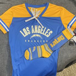 Chargers Jersey T-Shirt & Socks