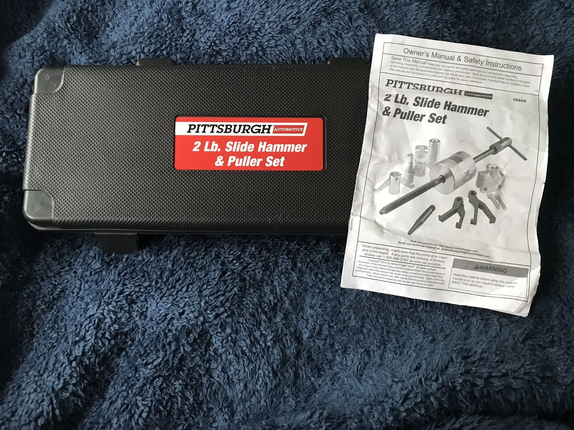 Pittsburgh 2LB Slide Hammer & Puller Set