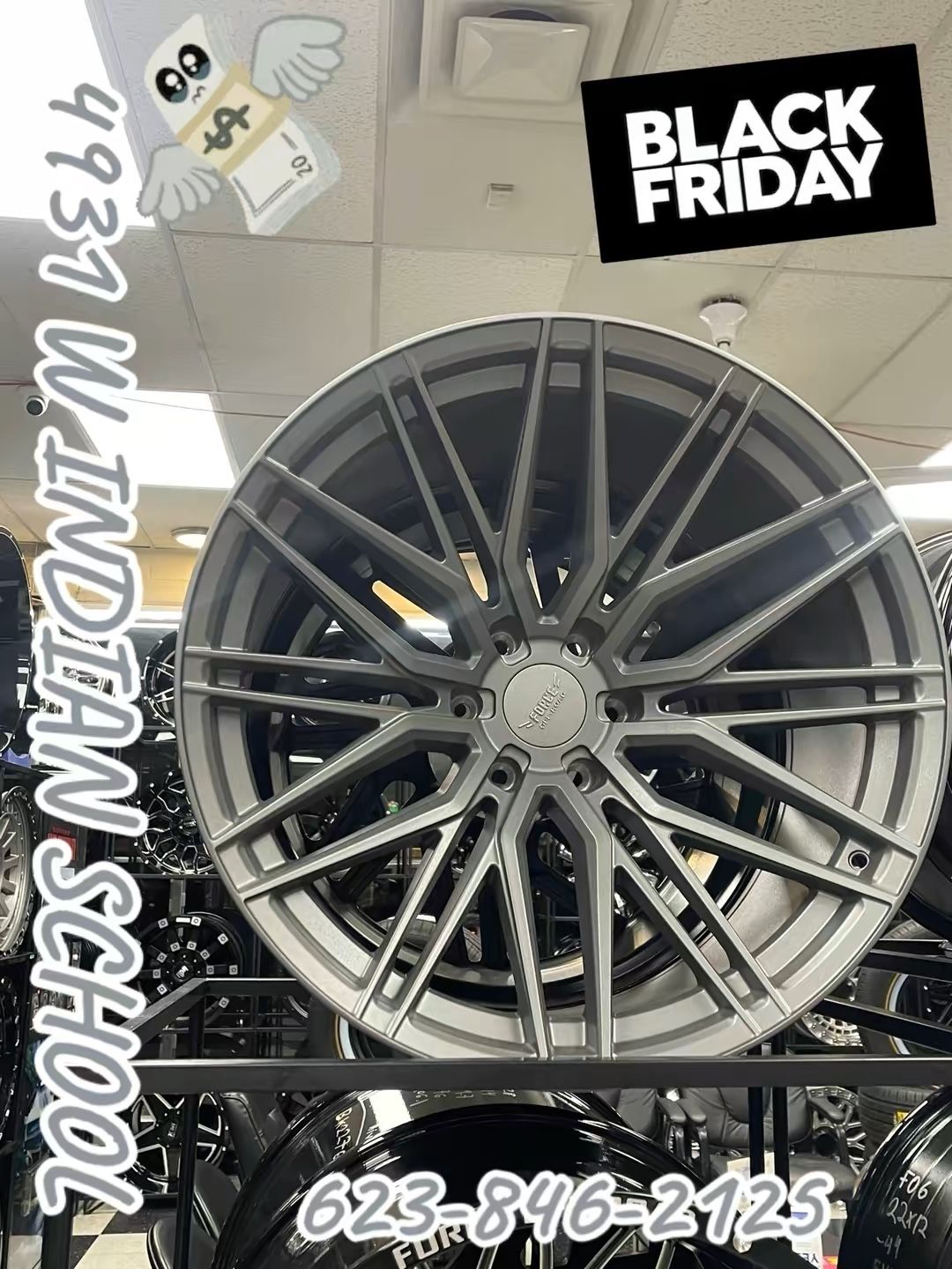 ✨ RINES NUEVOS. . ✨ ​OFERTA DE BLACK FRIDAY EN RINES EN PHOENIX TIRES AND WHEELS OUTLET ​¡Deje de manejar con rines aburridos de fábrica! Phoenix Tire