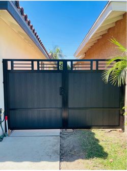 Wrought iron gates
