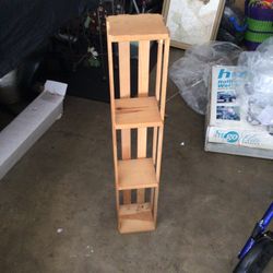 Small Squiny  Pine Wood Vintage Shelf 