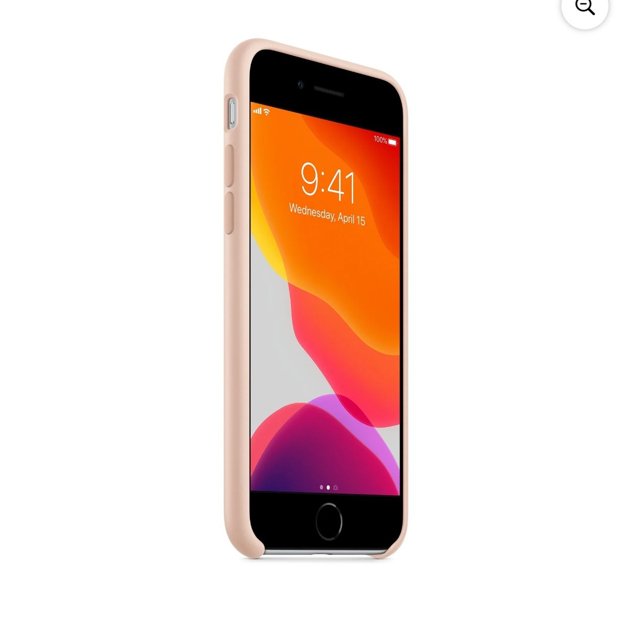 iPhone SE Silicone Case - Pink Sand