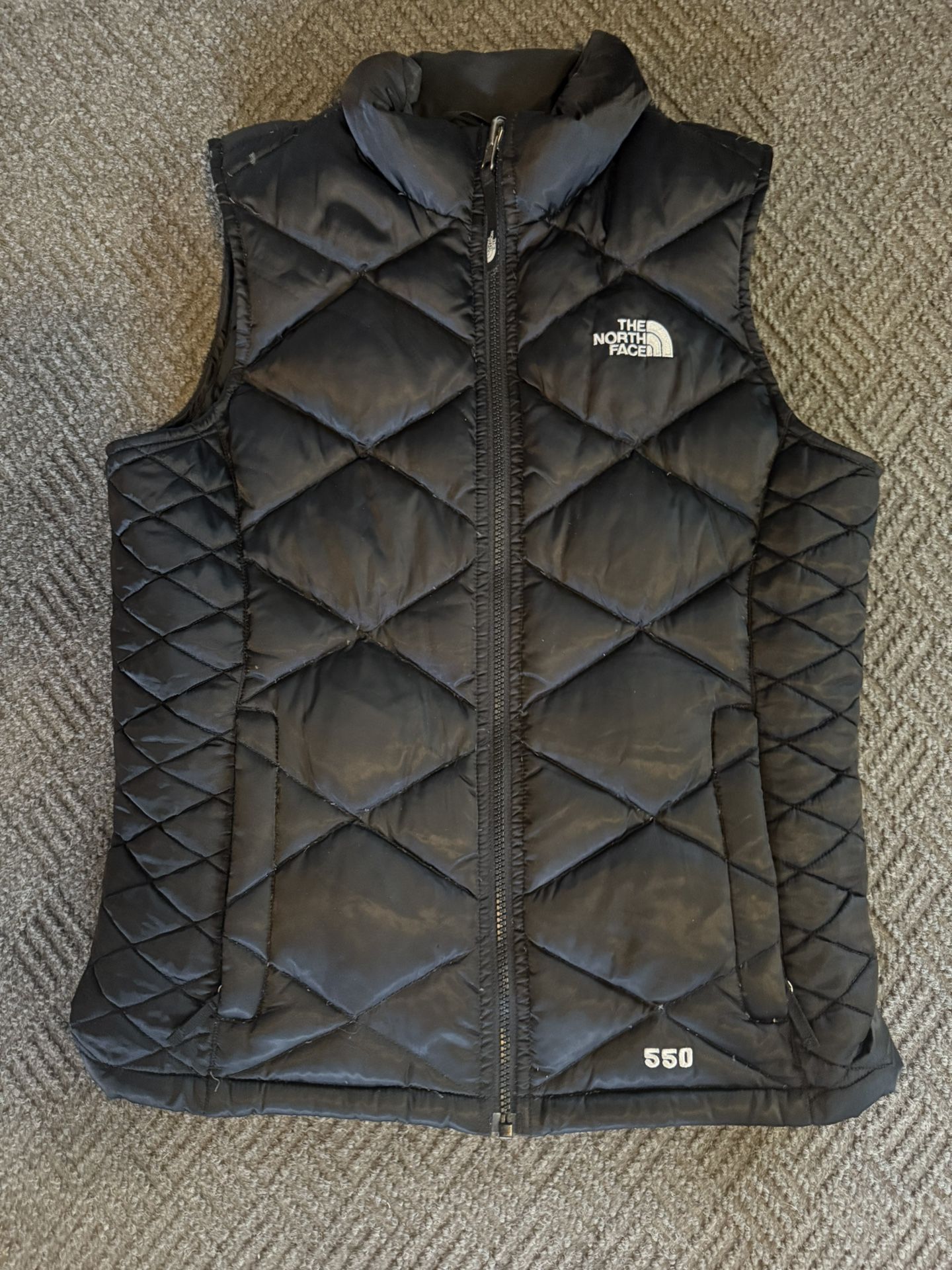 Northface kids black Down Vest 