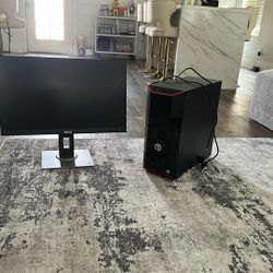 Gaming Computer And Monitor