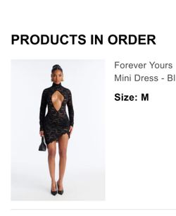 Forever yours Lace Dress Fashion Nova M