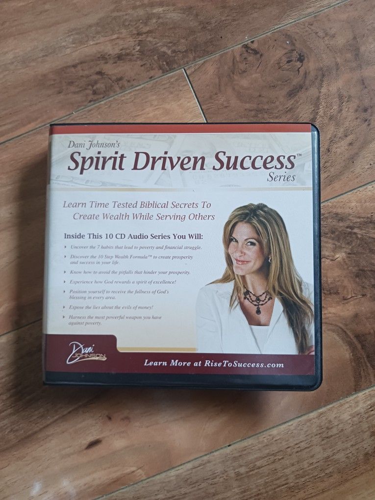 Dani Johnson
SpiritĀ Driven Success 10 CD- Audio Series Plus Bonus CD