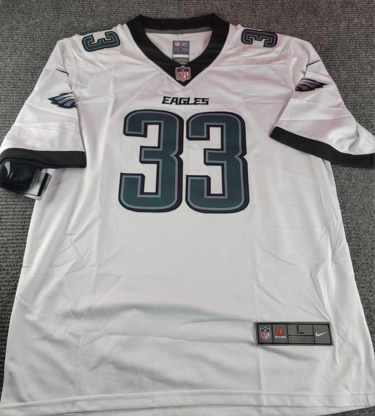 Philadelphia Eagles Cooper DeJean Mens Medium-XL Football Jersey Away White