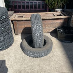 Selling a pair of LT235/80r17 used tires