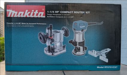 Makita RT0701CX7 1-1/4 HP* Compact Router Kit