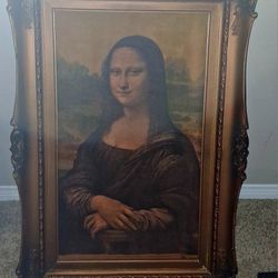 Monalisa picture on canvas