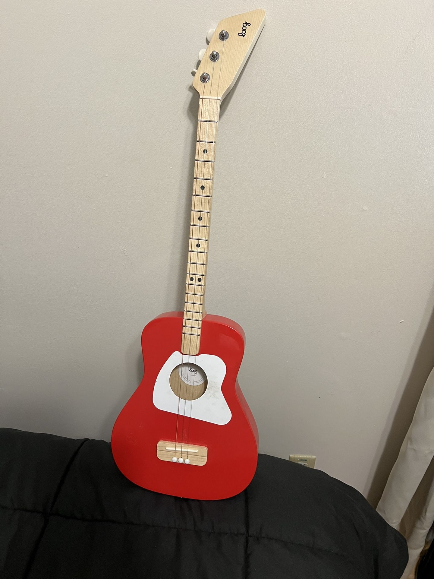 Loog Kids' Guitar - Red - Perfect for Beginners!