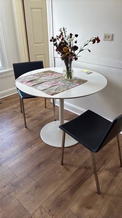 Table and chairs