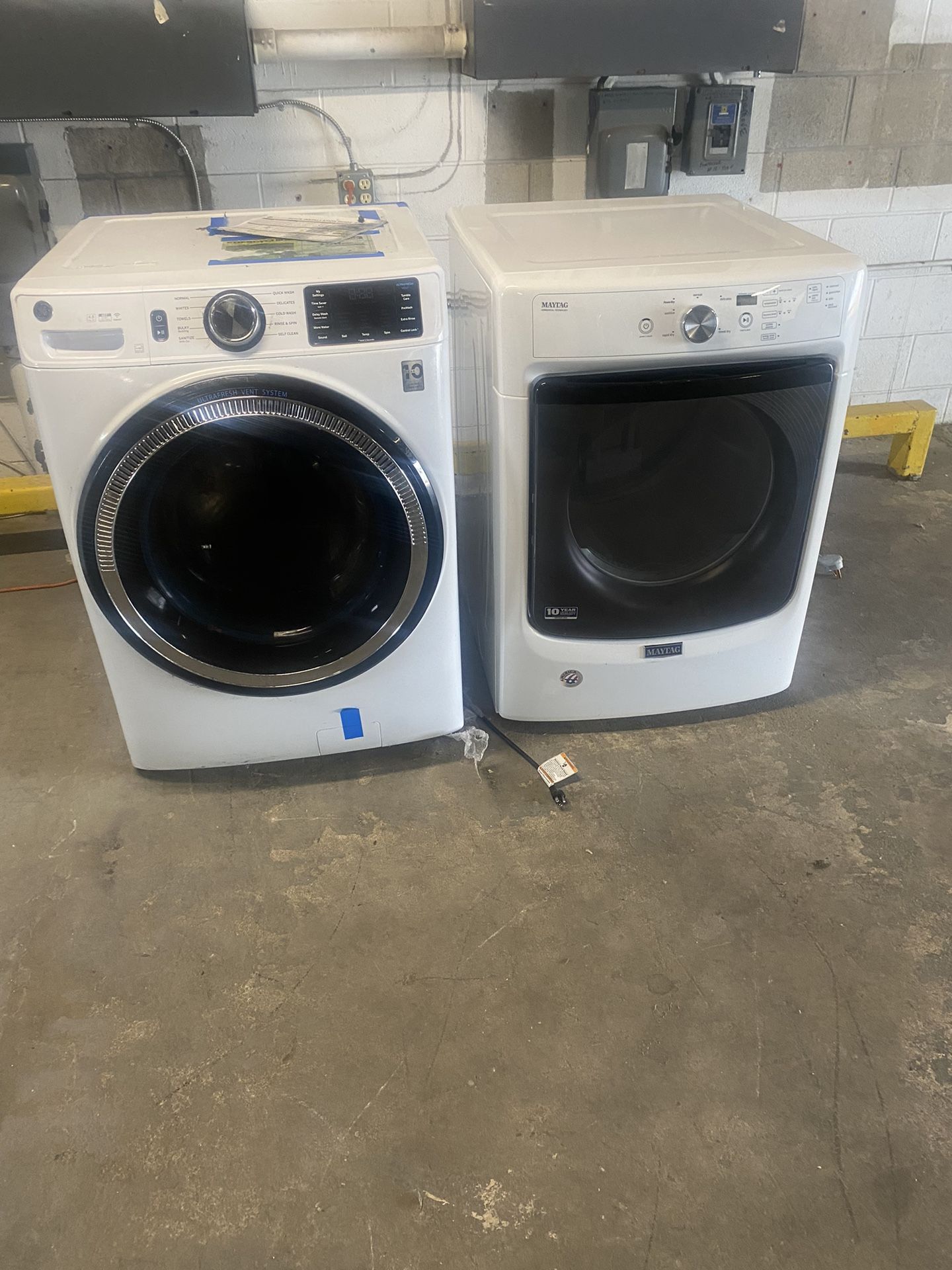 Washer And Electric Dryer