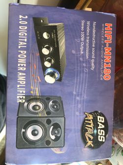 Wireless audio amplifier