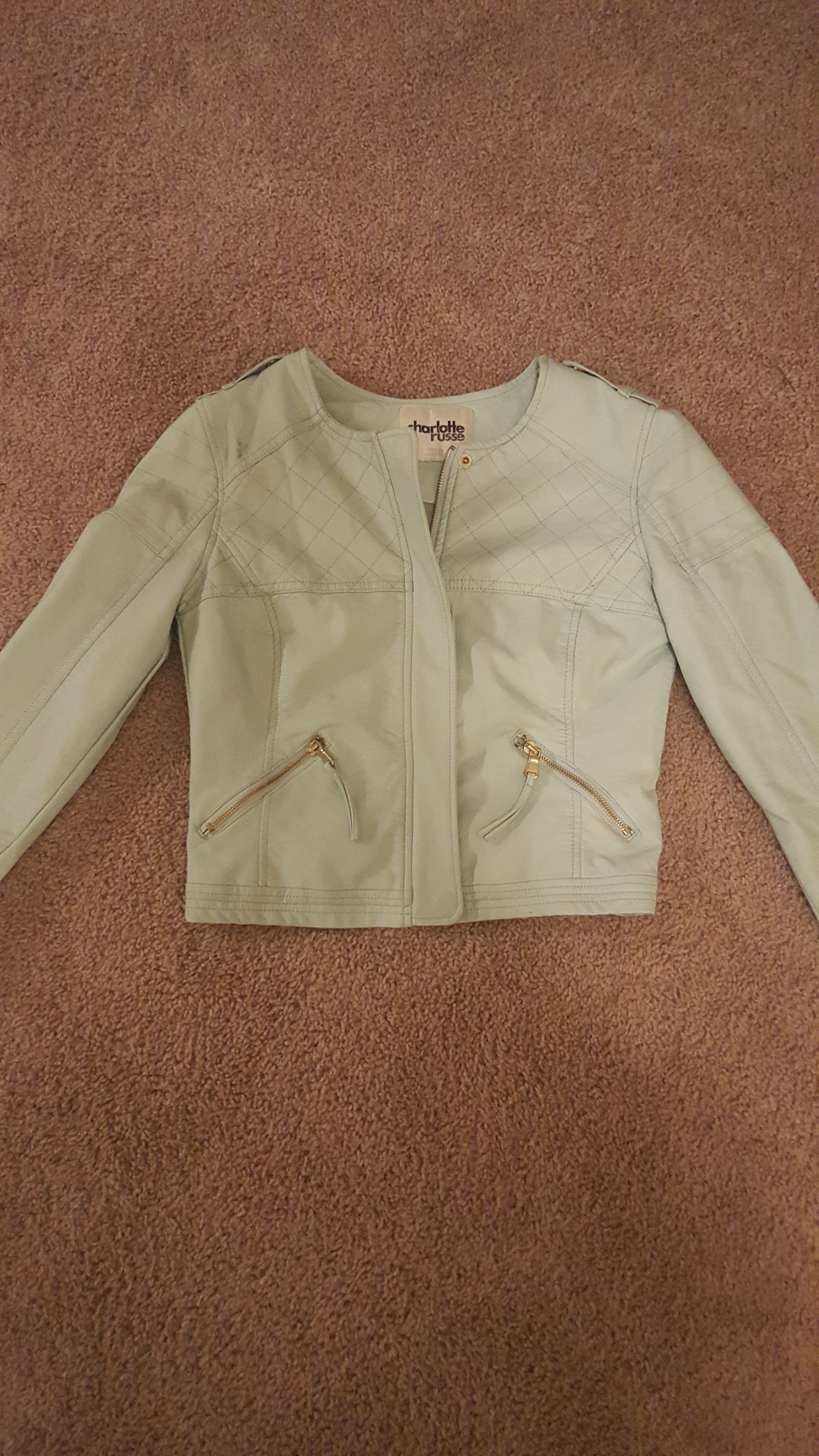 Super Cute Leather Jacket ;