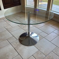Table Glass / Mesa De Vidrio En Excelentes Condiciones