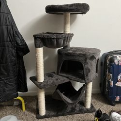 Cat Tower And Scratch Steps