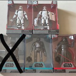 Disney Star Wars Elite Series Die Cast Action Figures. 