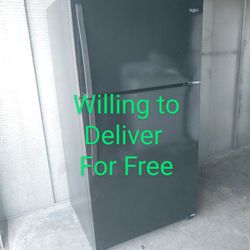 Whirlpool Refrigerator/Freezer 21 Cuft(dimensions:32" 1/2 W  30" D 65" 1/2 H