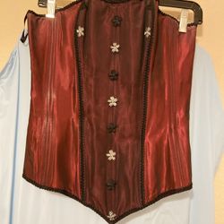 Corset Lace Up Top With The Maxi Flare  Skirt