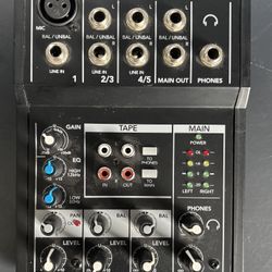 Mackie MX5 Mixer - 5 Channel