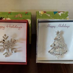 Brand New Christmas Holiday Gift Boxed Pins ($10 EACH)