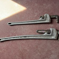 ridgid wrenches (38” & 24”) 