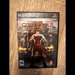 GOD OF WAR II TWO DISC SET - PS2 GAME