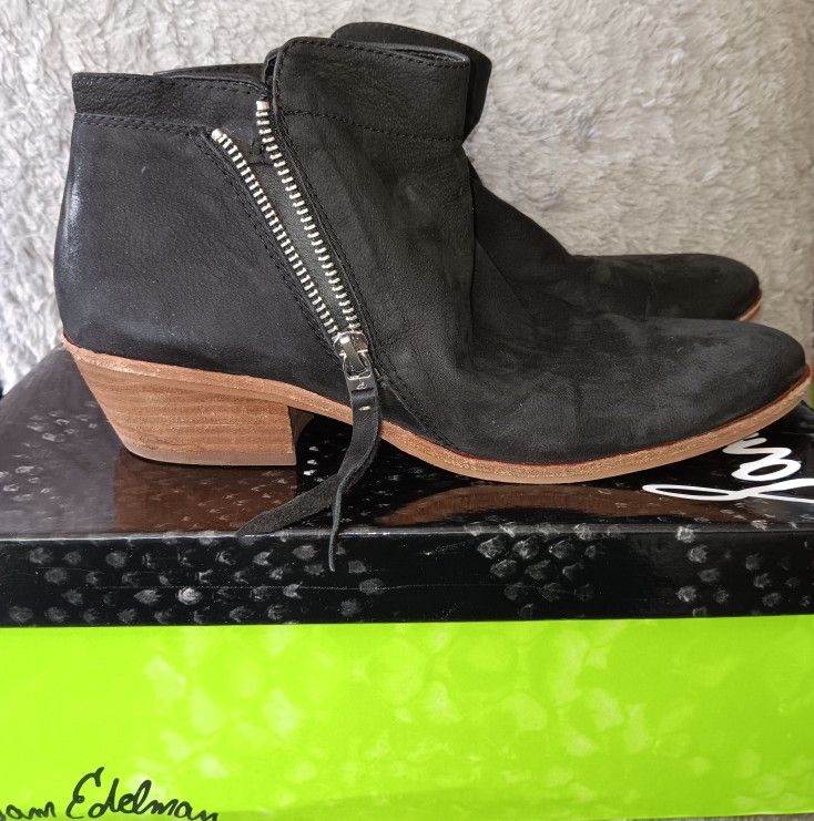 Sam Edelman Black Suede Boots