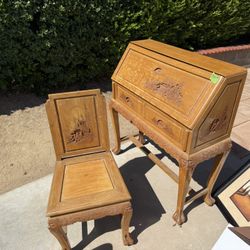 Hand Carved antique Desk
