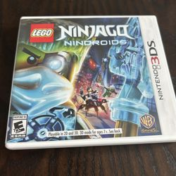 LEGO Ninjago: Nindroids (Nintendo 3DS, 2014) Tested CIB 