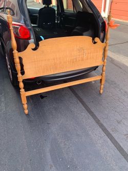 Solid Maple Vintage bed frame