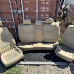 2011-2016 Hyundai Elantra Beige Front & Rear Seats